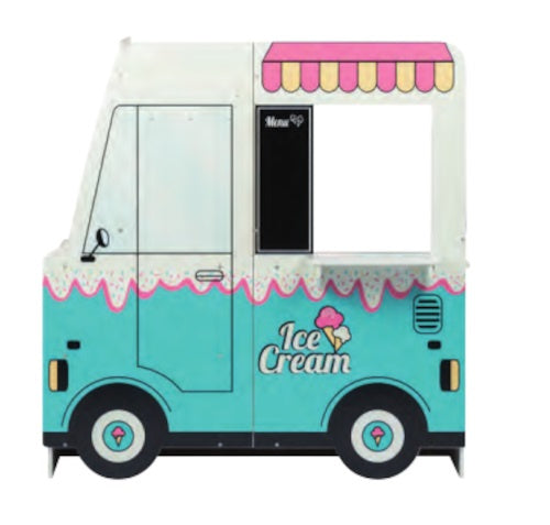 ijskraam Xootz junior 100 x 97 x 48 cm hout 8-delig