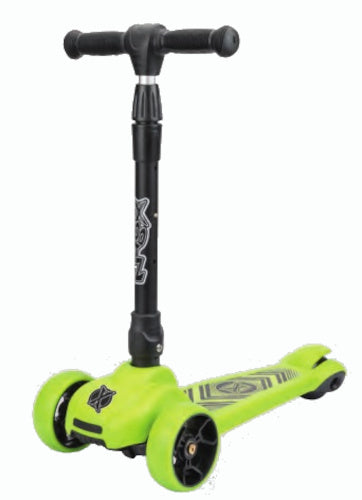 3-wiel kinderstep junior 56 x 26 x 81 cm groen/zwart