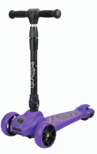 3-wiel kinderstep junior 56 x 26 x 81 cm paars/zwart