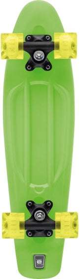 skateboard led groen 56 cm