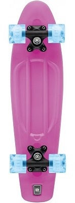 skateboard led roze 56 cm