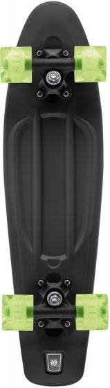 skateboard led zwart 56 cm