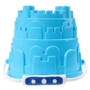 emmer zandkasteel 13 x 17 cm blauw