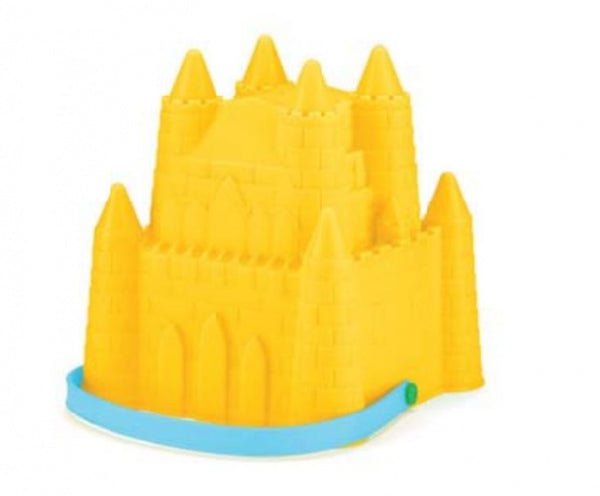 emmer zandkasteel prinses 15,5 x 18 cm geel