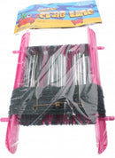 krabbenvangnet 3-delig roze 30m