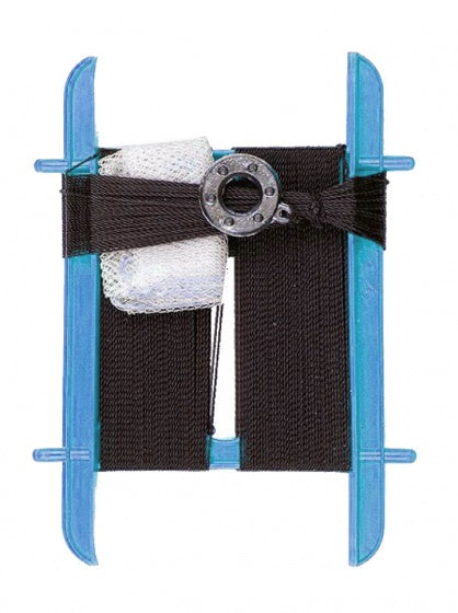 krabbenvangnet 3-delig blauw 30m