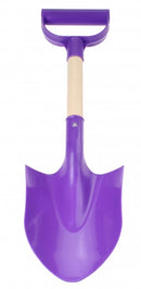 schep kunststof/hout paars 48 cm