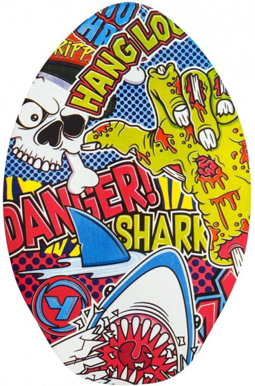 skimboard haai junior 50 x 76 cm hout
