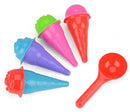 strandemmerset Ice Cream roze/wit 7-delig