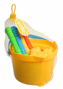 strandset junior 16 x 10 cm geel 8-delig