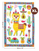 speelkleed Fiesta 145 x 100 cm textiel 4-delig