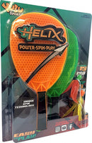 tennisspel Helix oranje/groen/zwart 4-delig