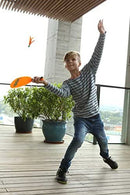 tennisspel Helix oranje/groen/zwart 4-delig