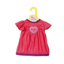 nachthemd rood 18 cm