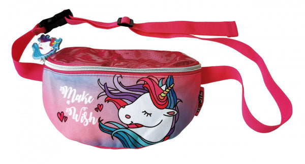 heuptas eenhoorn meisjes 22 x 14 cm polyester roze