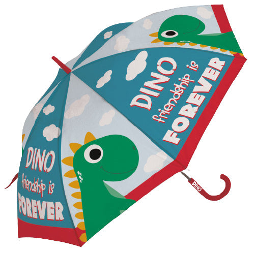 kinder???????paraplu Dino 48 cm polyester rood/donkerblauw