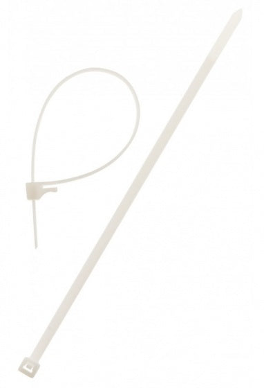 herbruikbare kabelbinders 4,8x200 mm transparant 20 stuks