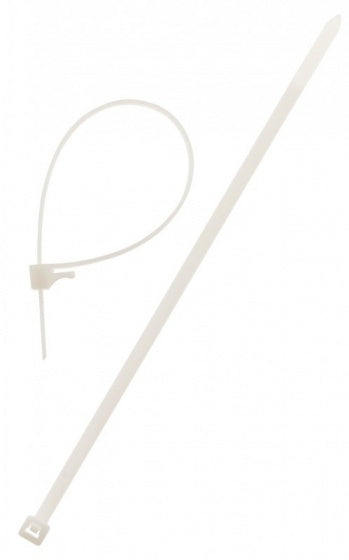 herbruikbare kabelbinders 4,8x200mm transparant 10 stuks