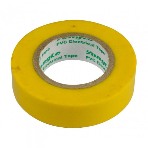 isolatietape 15 mm x 10 m geel