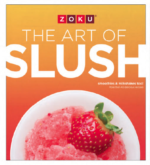 receptenboek The Art Of Slush 21 x 19 cm papier rood/oranje