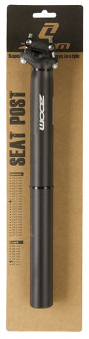 Zadelpen ATB Zoom ø27.2 mm / 350 mm aluminium - zwart