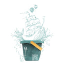 emmer junior 18 cm groen