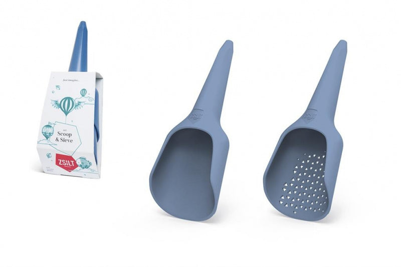 strandset junior 20 cm blauw 2-delig
