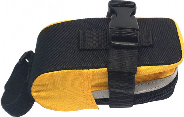 zadeltas 3M Scotchlite 0,7 liter nylon geel/zwart